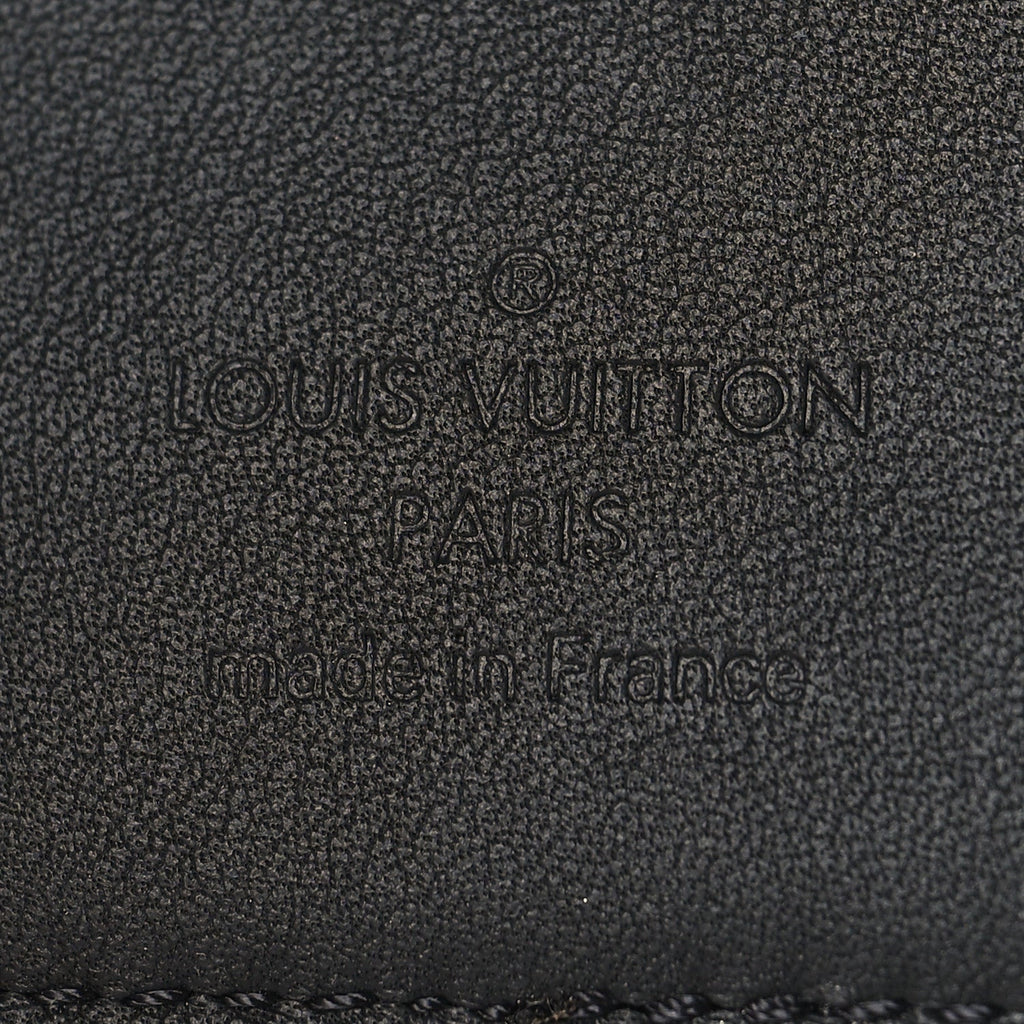 Louis Vuitton Taurillon Monogram Pocket Organizer NM Lime