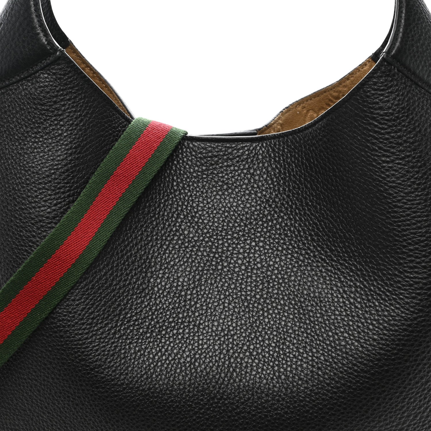 Gucci Soft Grained Calfskin Maxi B Hobo Black