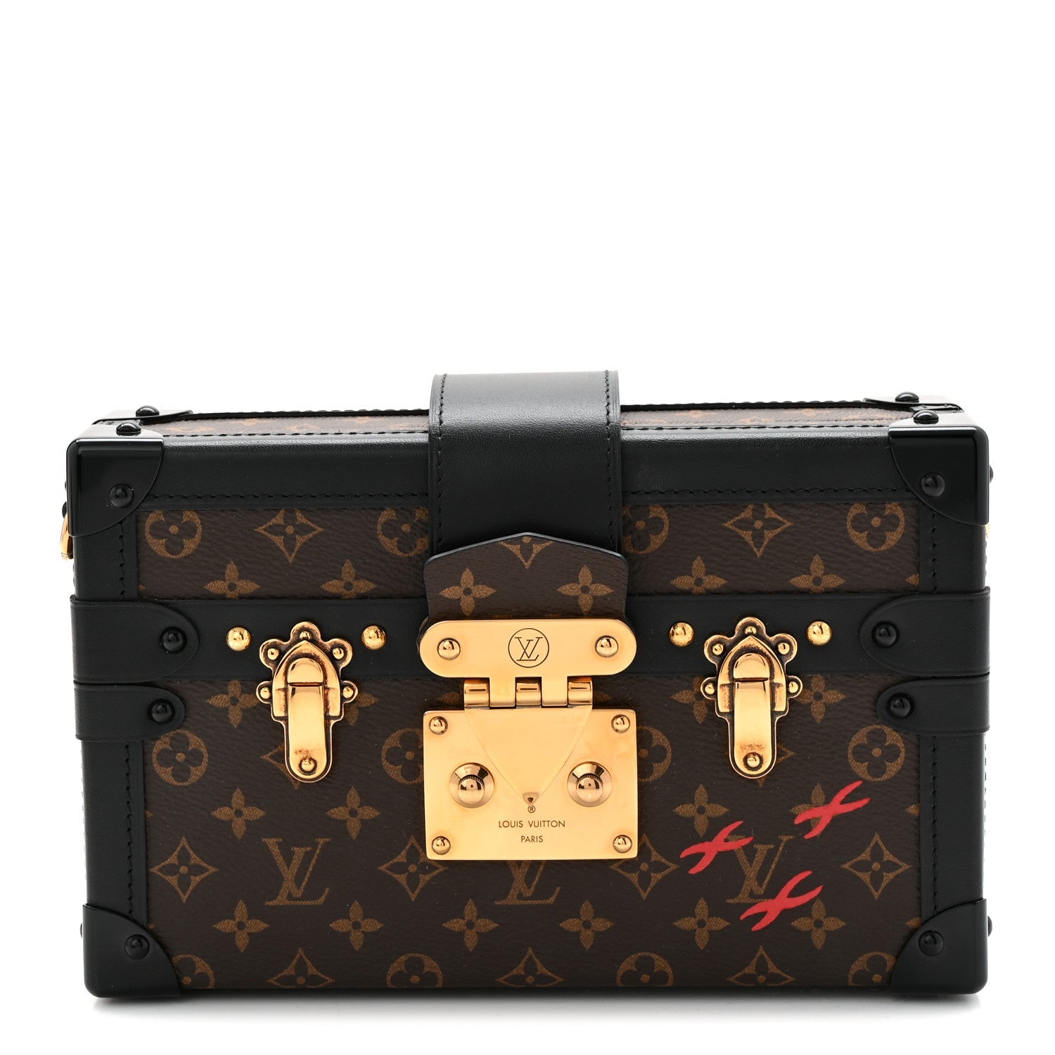 Louis Vuitton Monogram Petite Malle Black