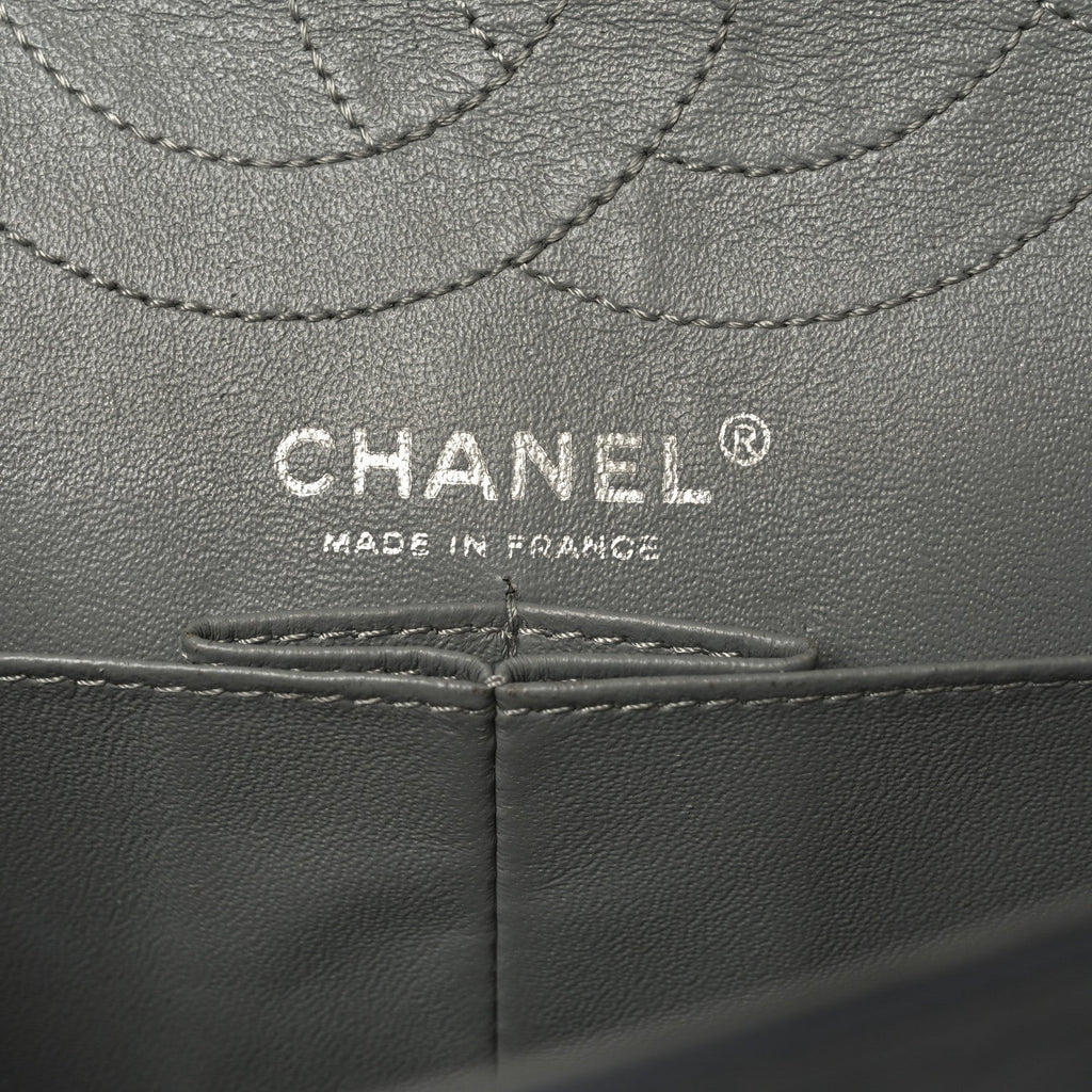 Chanel Caviar Iridescent Calfskin 2.55 Reissue 226 Flap Brown Grey