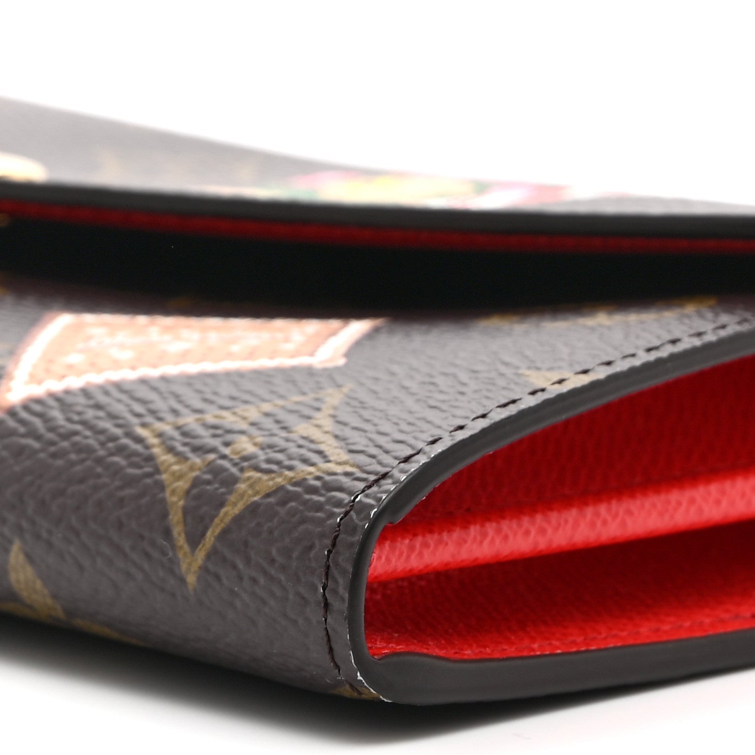 Louis Vuitton Monogram Candy Factory Sarah Wallet Candy Red