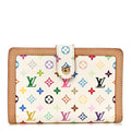Louis Vuitton Monogram Multicolor French Purse Wallet White