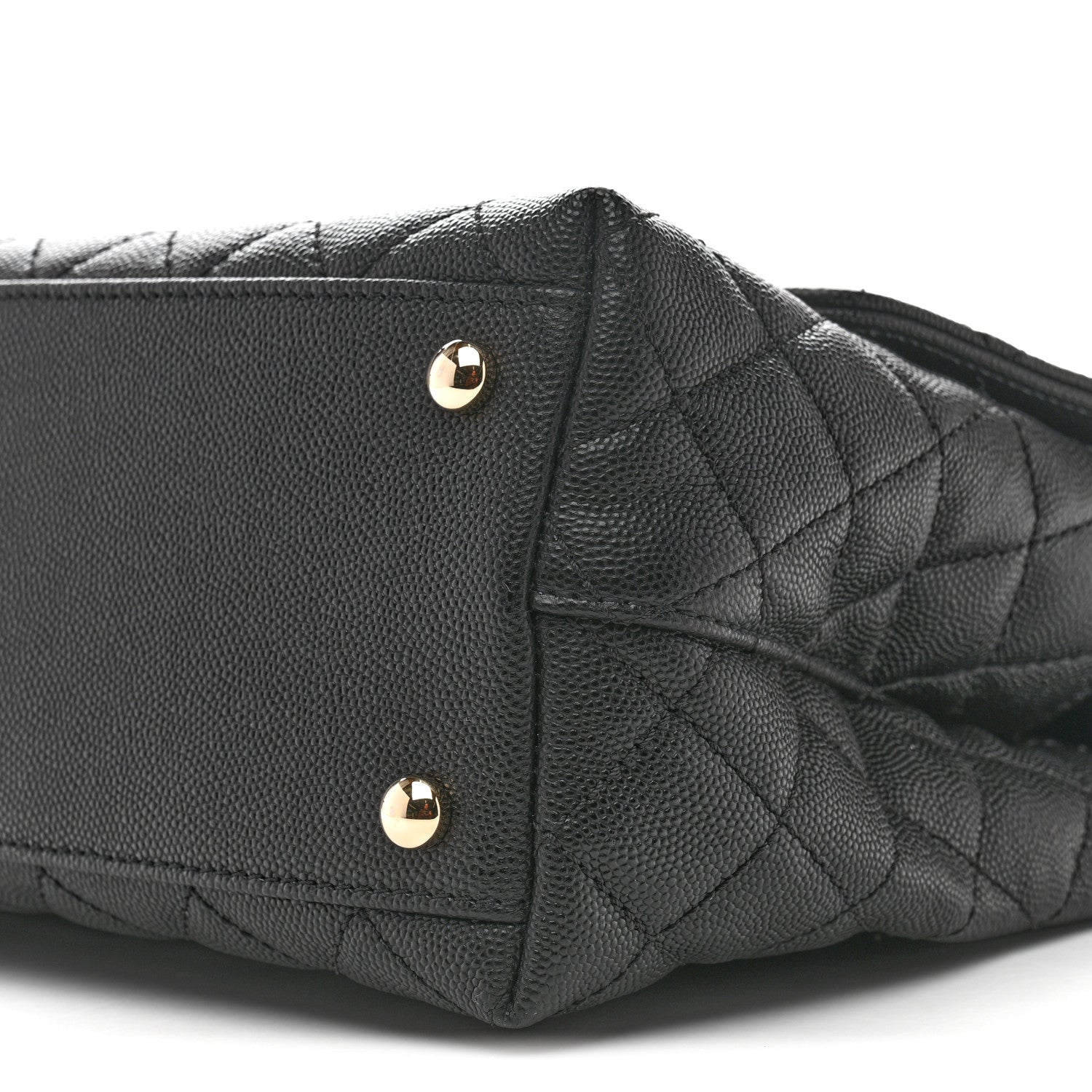 Chanel Caviar Quilted Small Coco Handle Flap Black