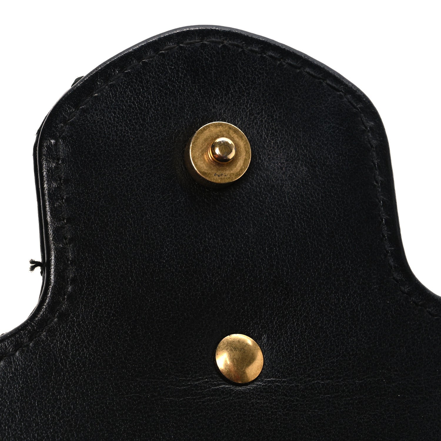 Gucci Calfskin Matelasse GG Marmont Chain Wallet Black