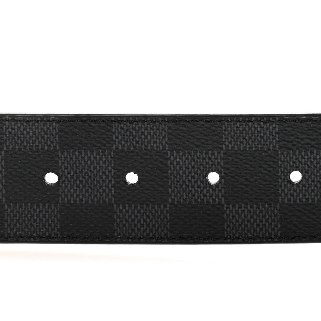 Louis Vuitton Damier Graphite 40mm LV Initiales 85 34 Belt