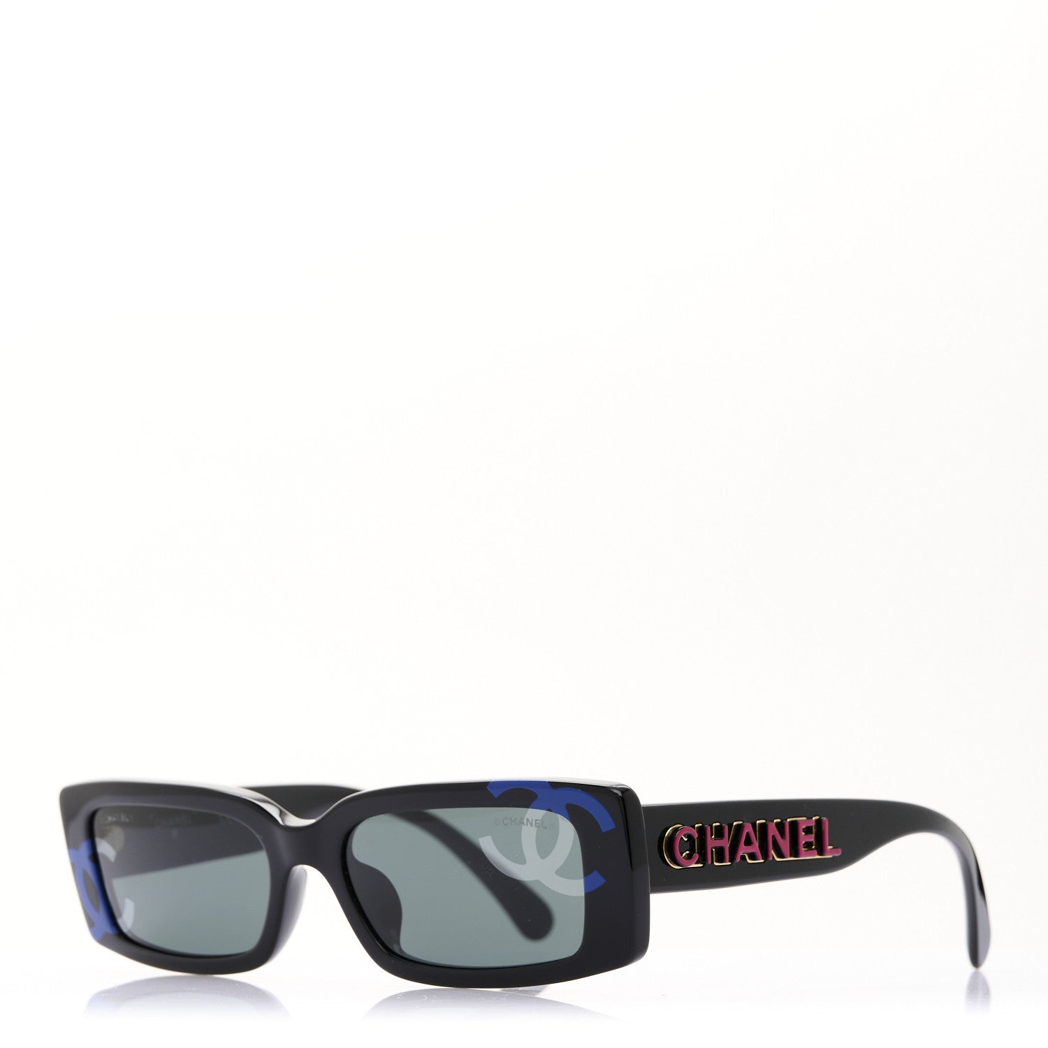 Acetate CC Sunglasses 71473A Black