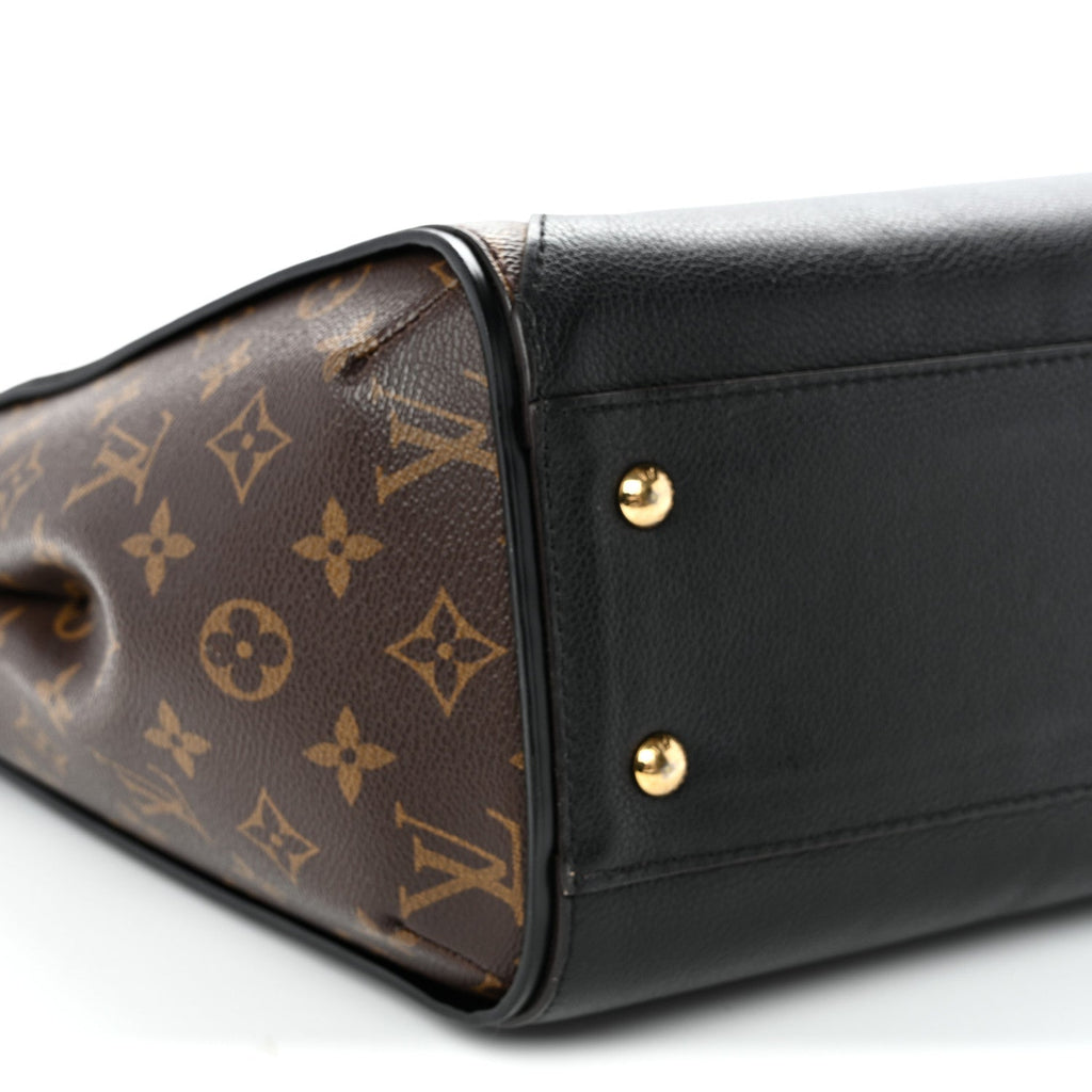 Louis Vuitton Calfskin Monogram Kimono Tote  Black