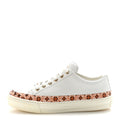 Louis Vuitton Calfskin Monogram Crafty Sneaker 38 White