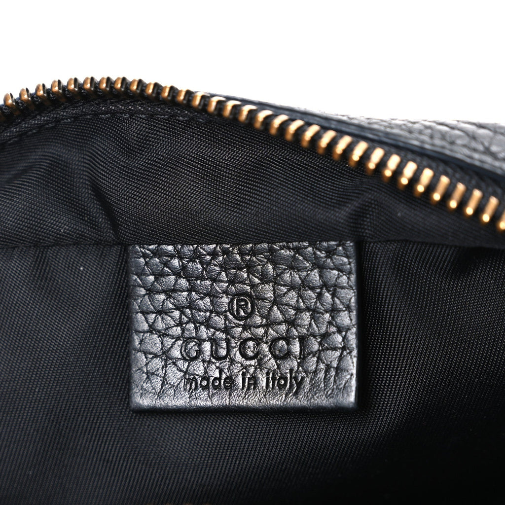 Gucci Pebbled Calfskin Small Soho Disco Bag Black