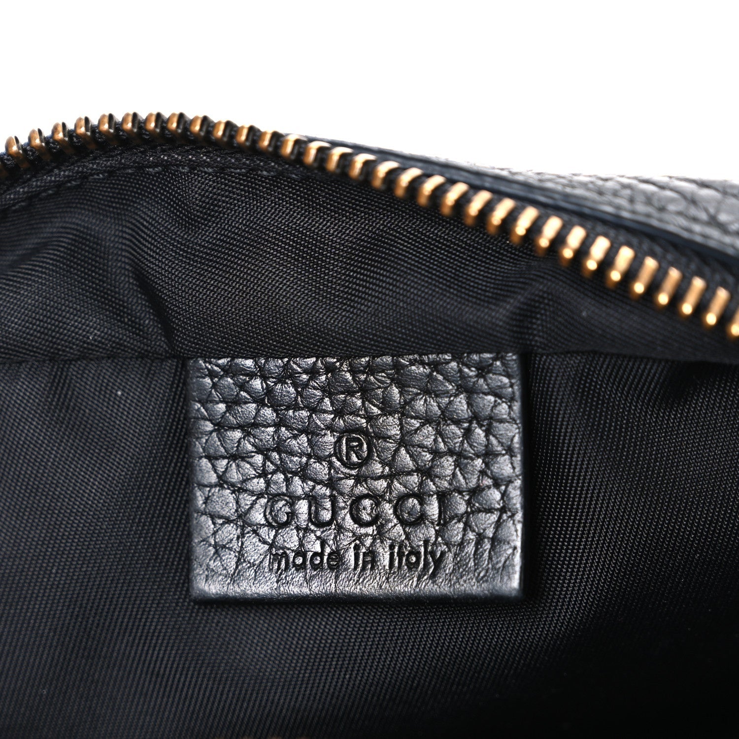 Gucci Pebbled Calfskin Small Soho Disco Bag Black