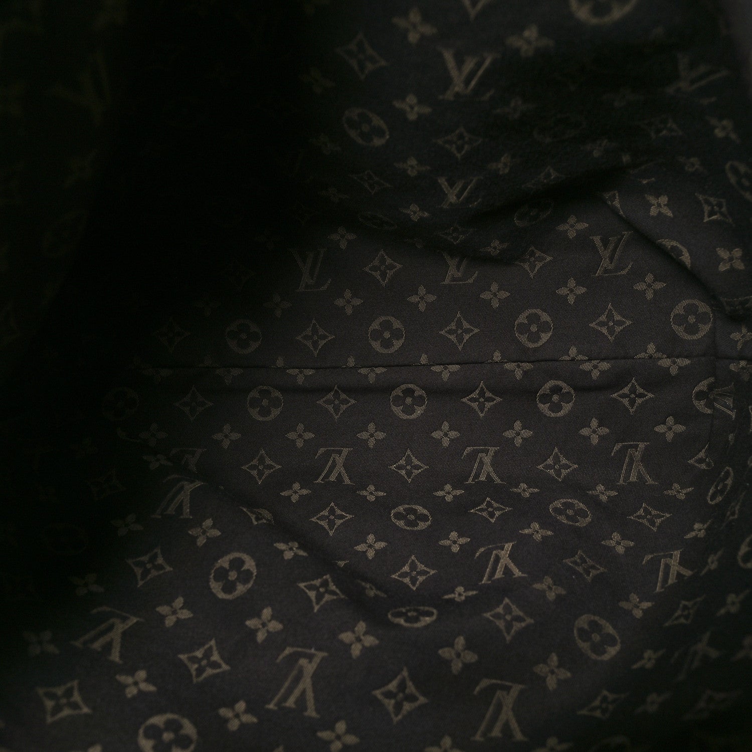 Louis Vuitton Calfskin Monogram Atlantis Vibe MM Black