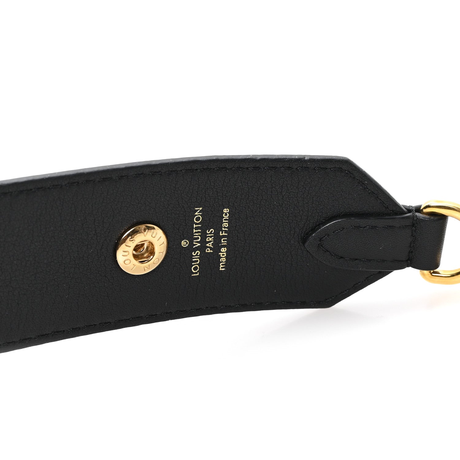 Louis Vuitton Monogram Adjustable Bandouliere Shoulder Strap Black