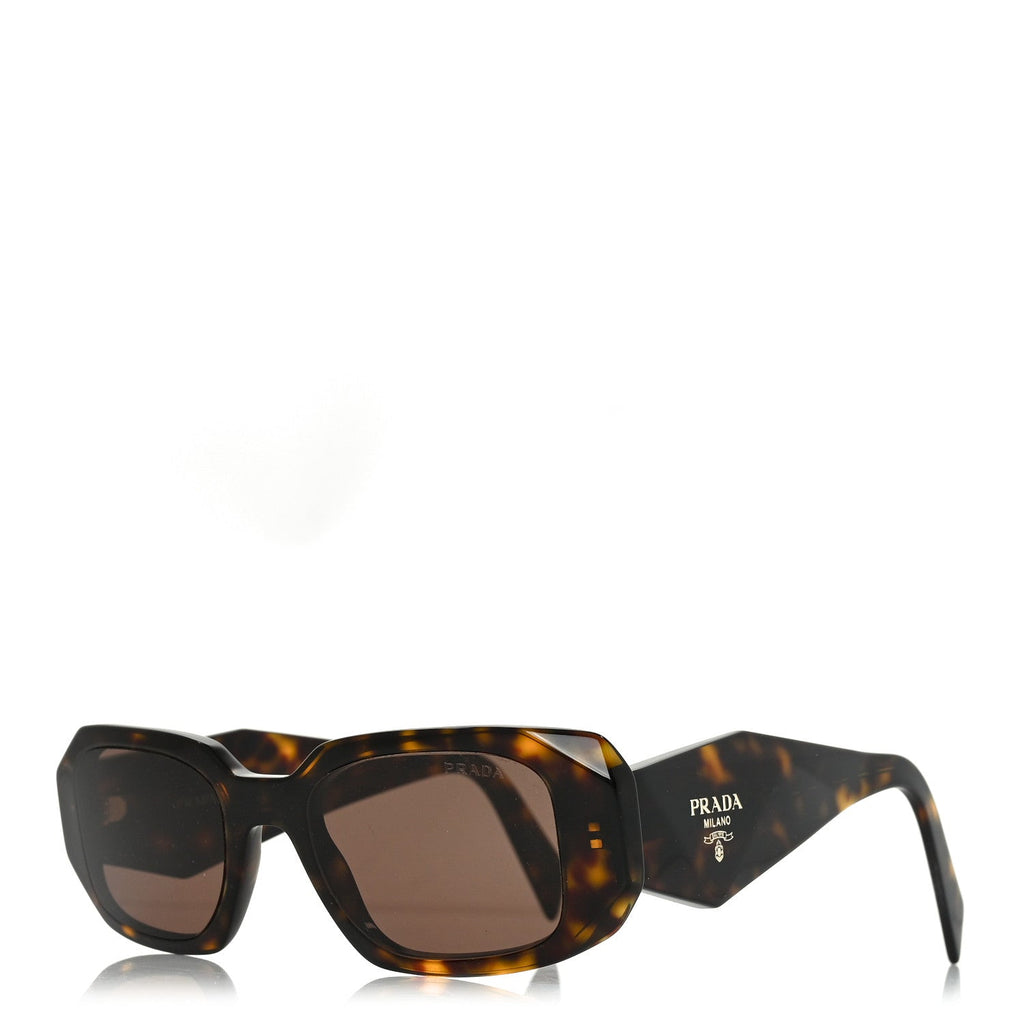 Prada Acetate Symbole Sunglasses SPR 17W Havana