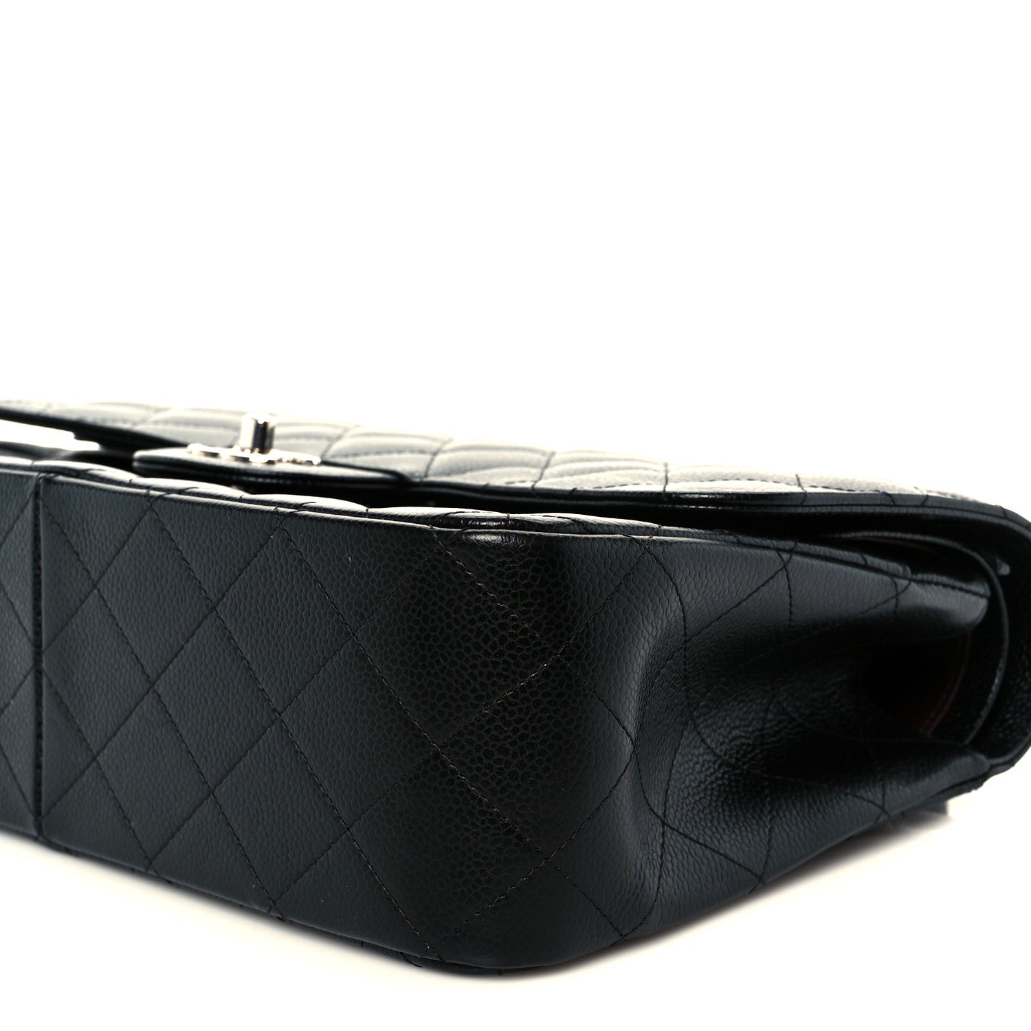 Chanel Caviar Quilted Jumbo Double Flap Black