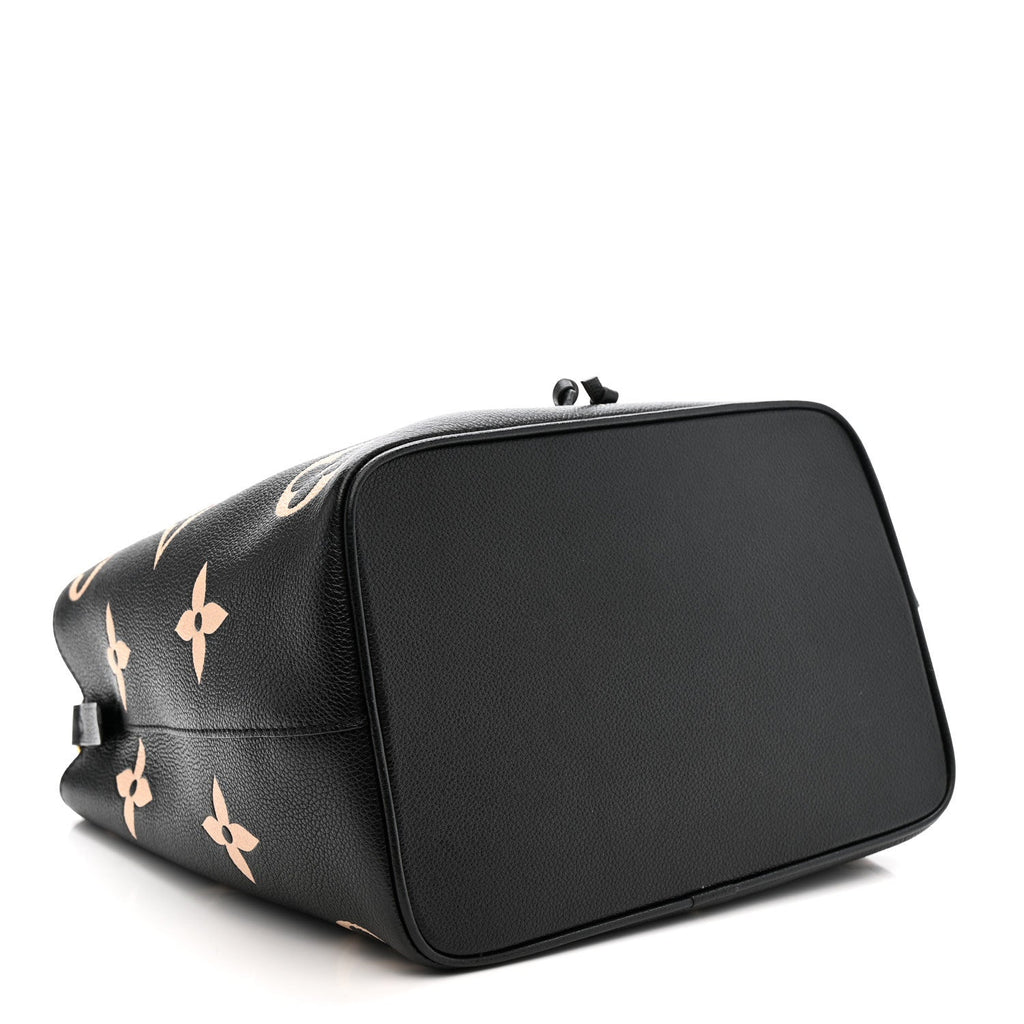 Louis Vuitton Empreinte Monogram Giant Neonoe MM Black Beige