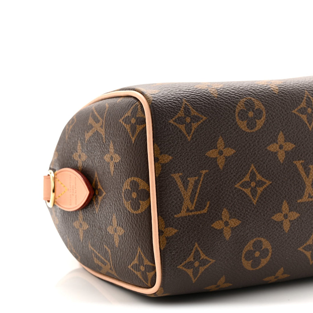 Louis Vuitton Monogram Speedy Bandouliere 20 Black