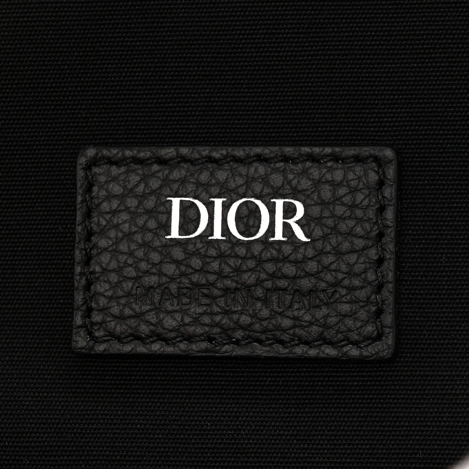 Christian Dior Oblique Calfskin 8 Backpack Beige Black