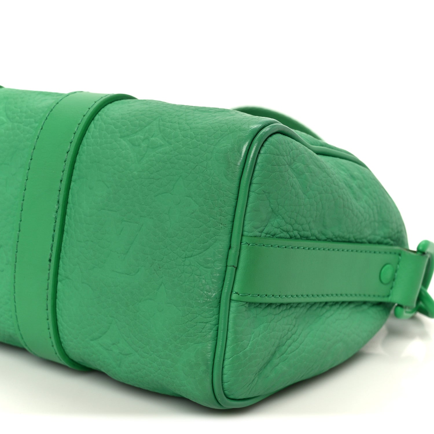 Louis Vuitton Monogram Taurillon Keepall Bandouliere 25 Minty Green