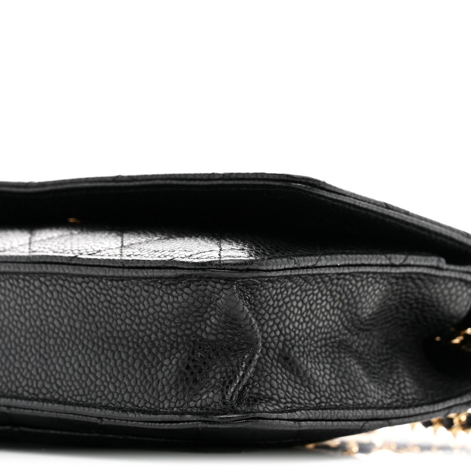 Chanel Caviar Quilted Wallet on Chain WOC Black