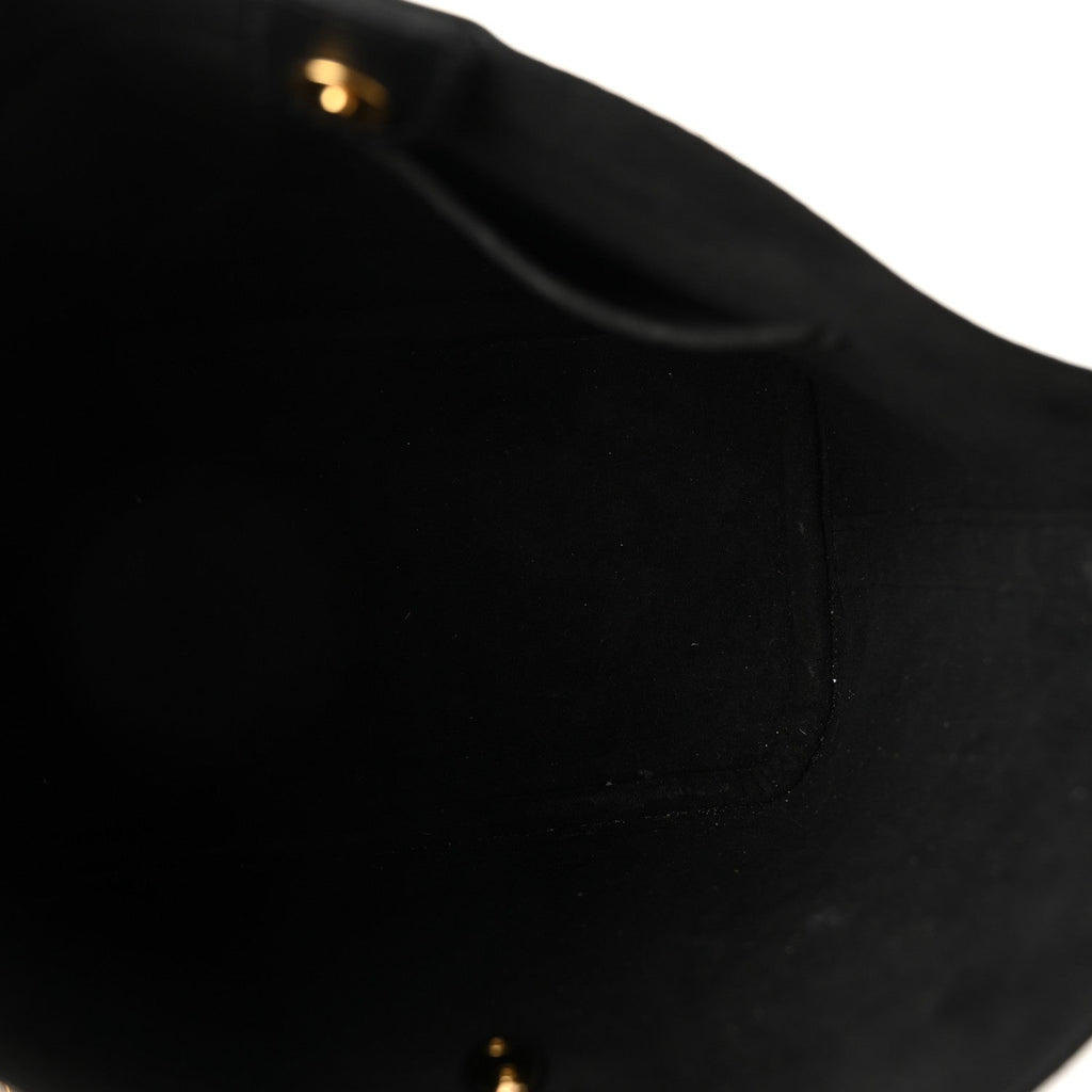 Louis Vuitton Calfskin Lock and Walk Bucket Black