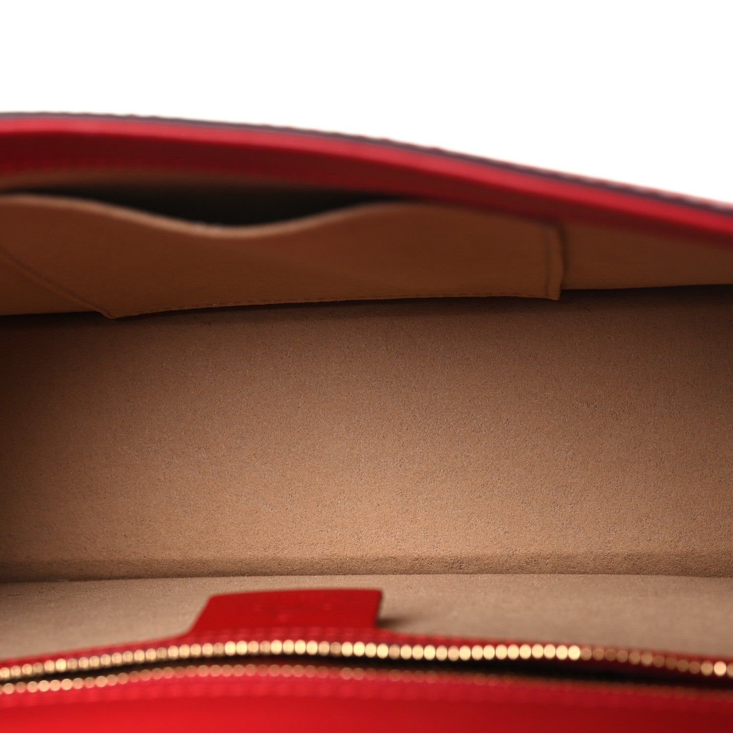 Gucci Calfskin Small Sylvie Shoulder Bag Hibiscus Red