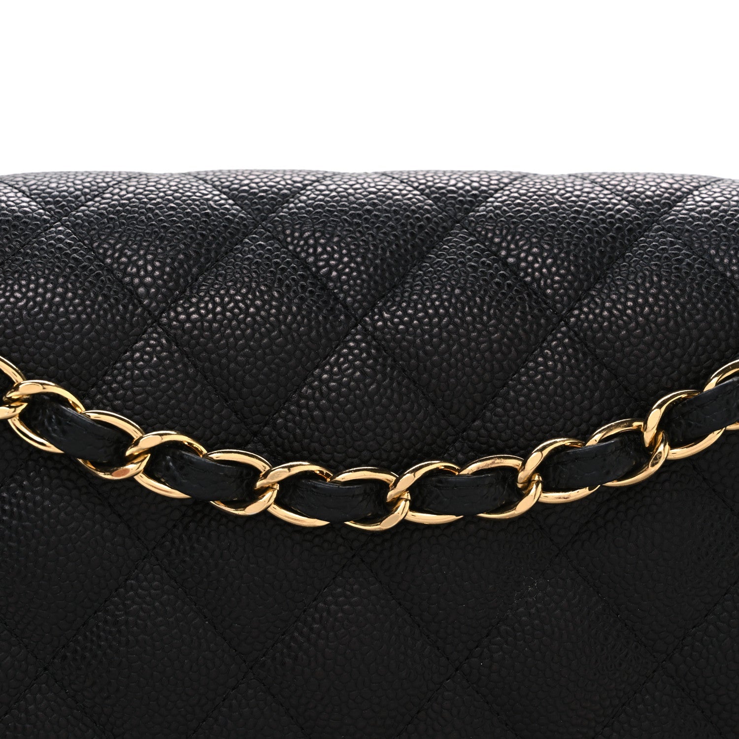 Chanel Caviar Quilted Jumbo Double Flap Black