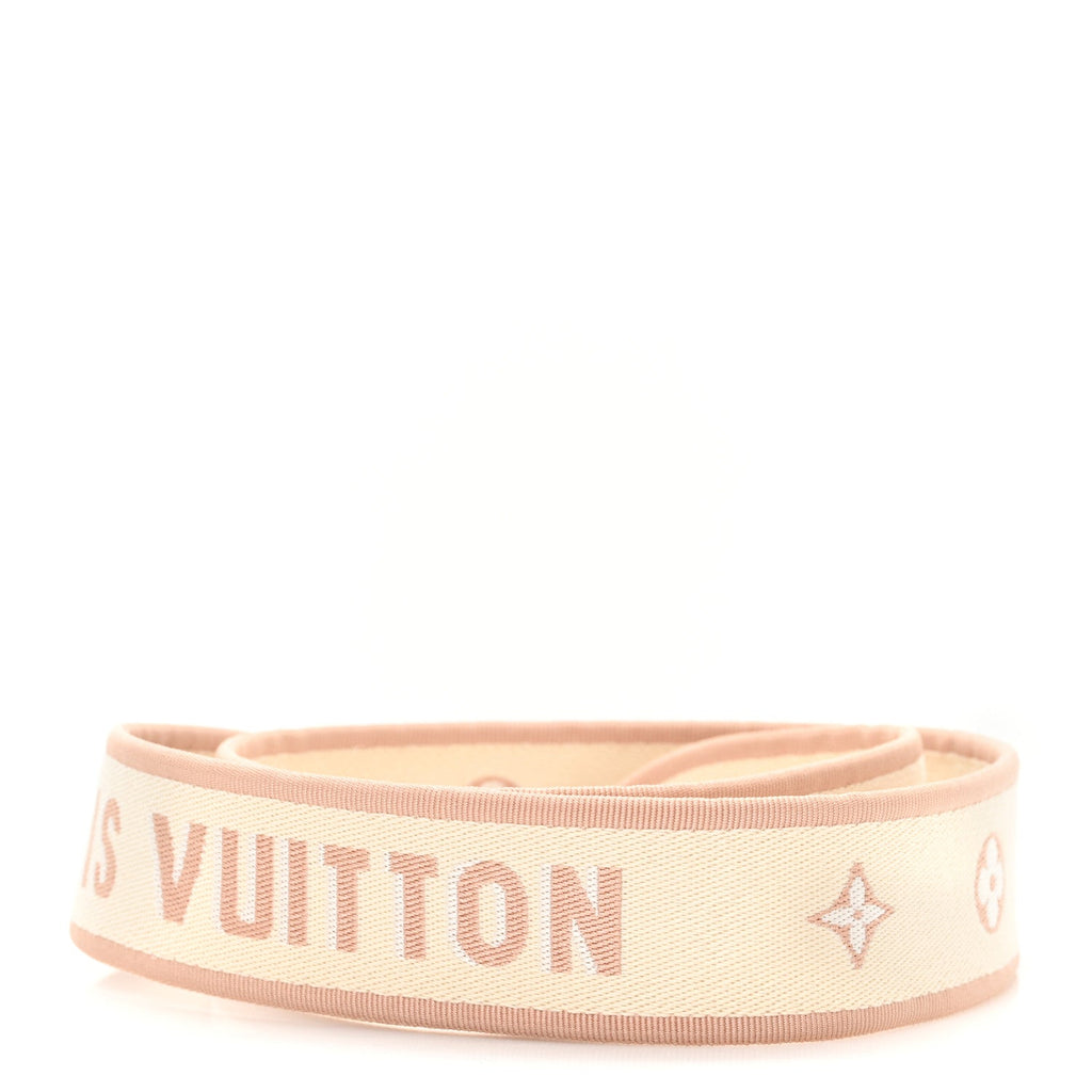 Louis Vuitton Jacquard Diane Shoulder Strap Creme Beige