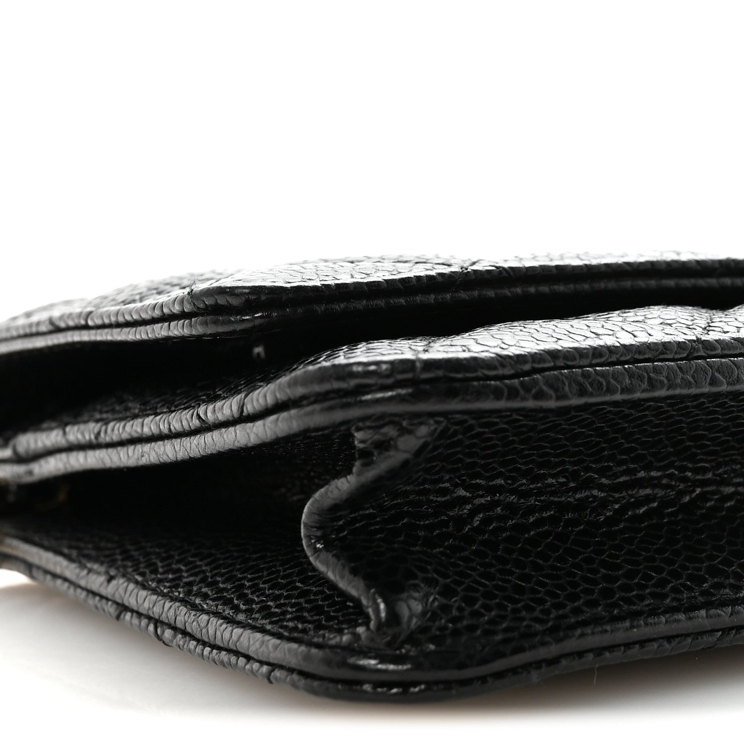 Chanel Caviar Quilted Wallet On Chain WOC Black