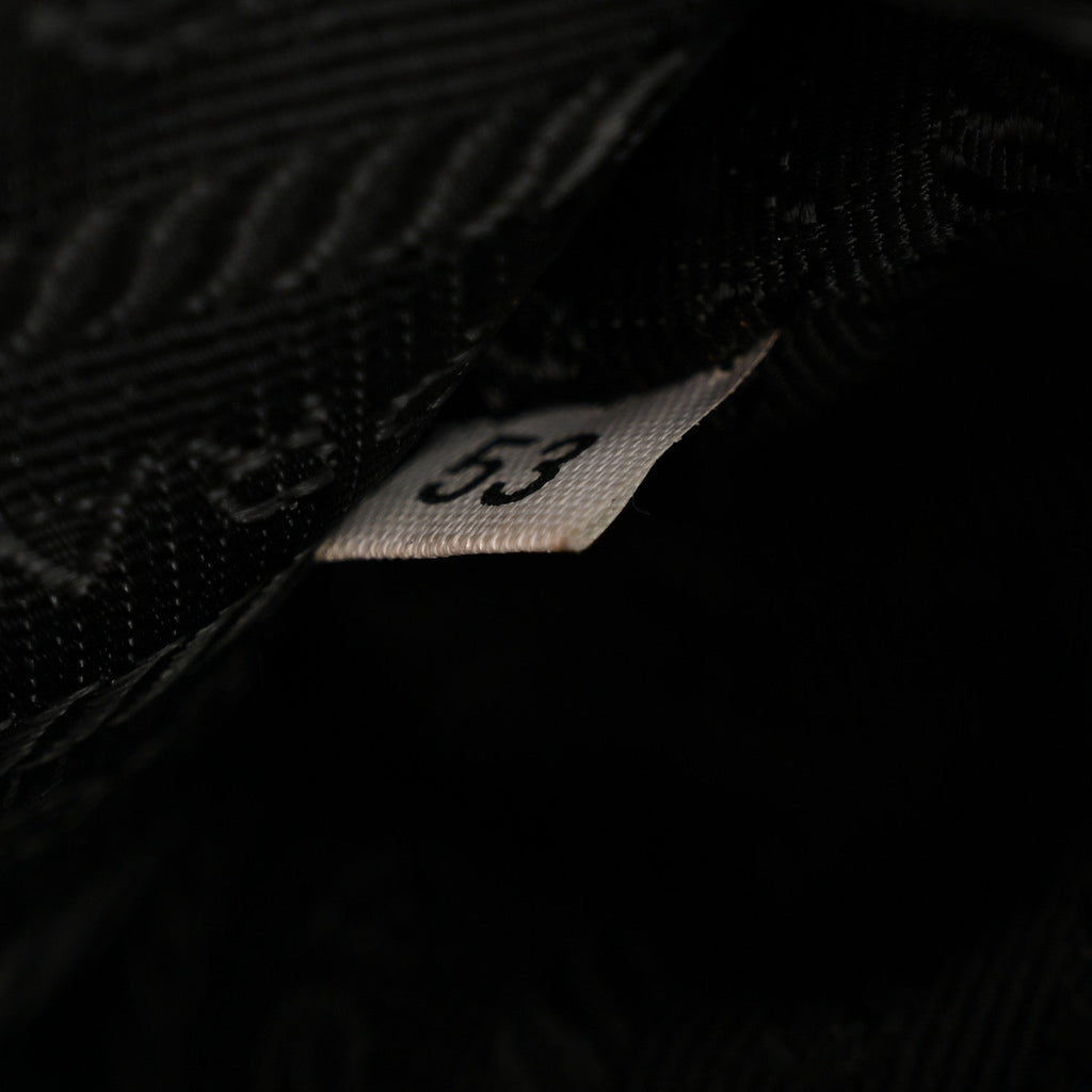 Prada Tessuto Nylon Vela Chain Backpack Black