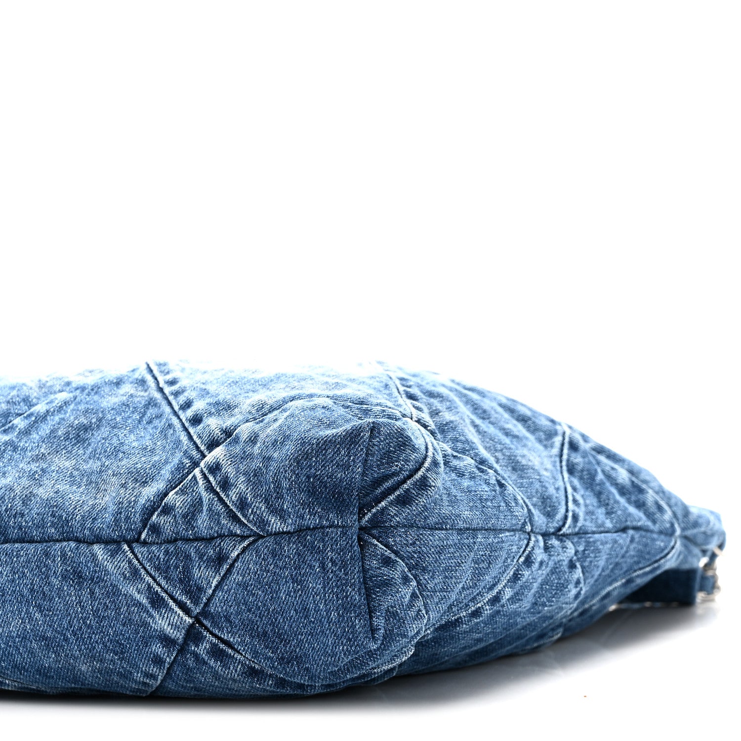Chanel Denim Quilted Chanel 22 Blue