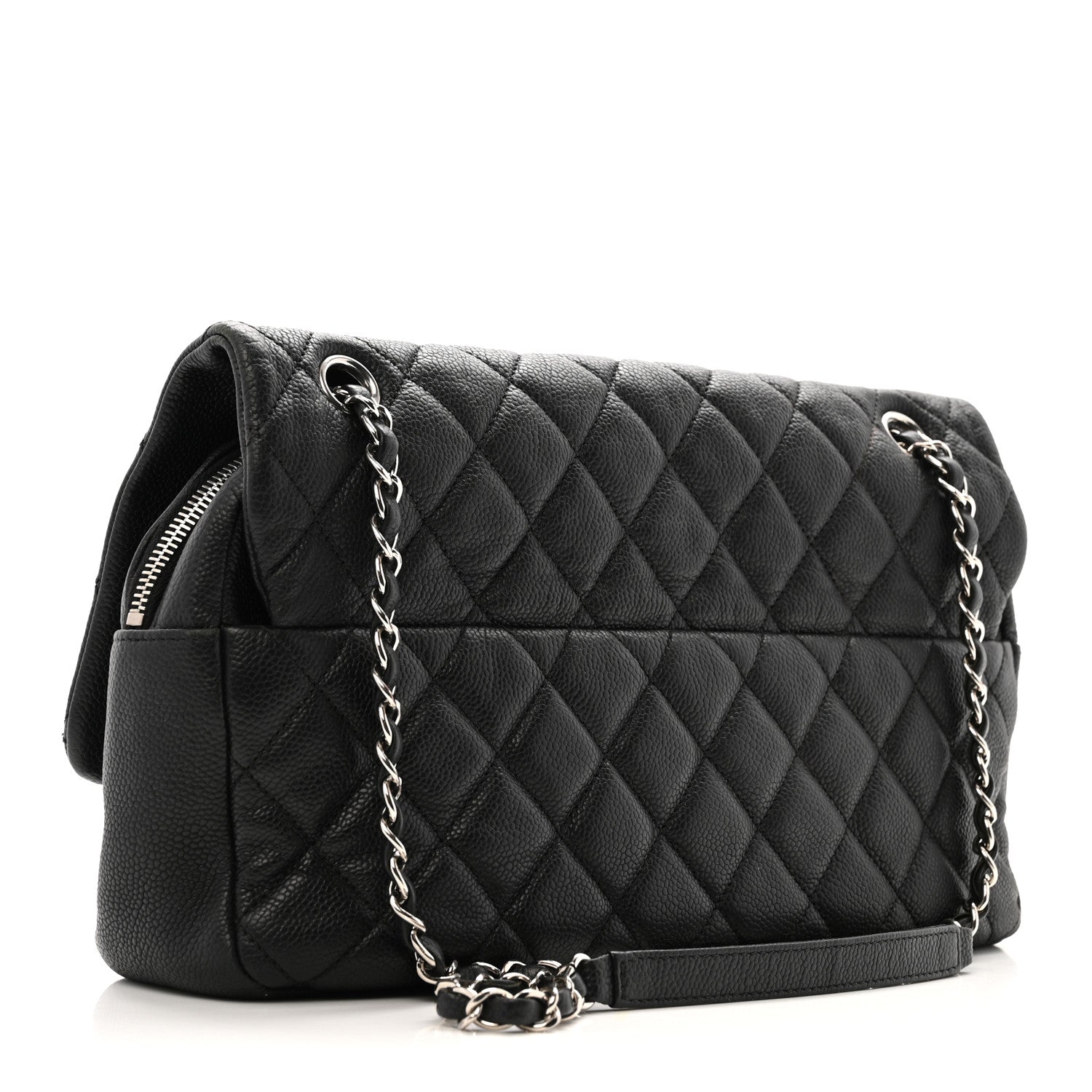 Chanel Caviar Quilted Jumbo Easy Flap Black