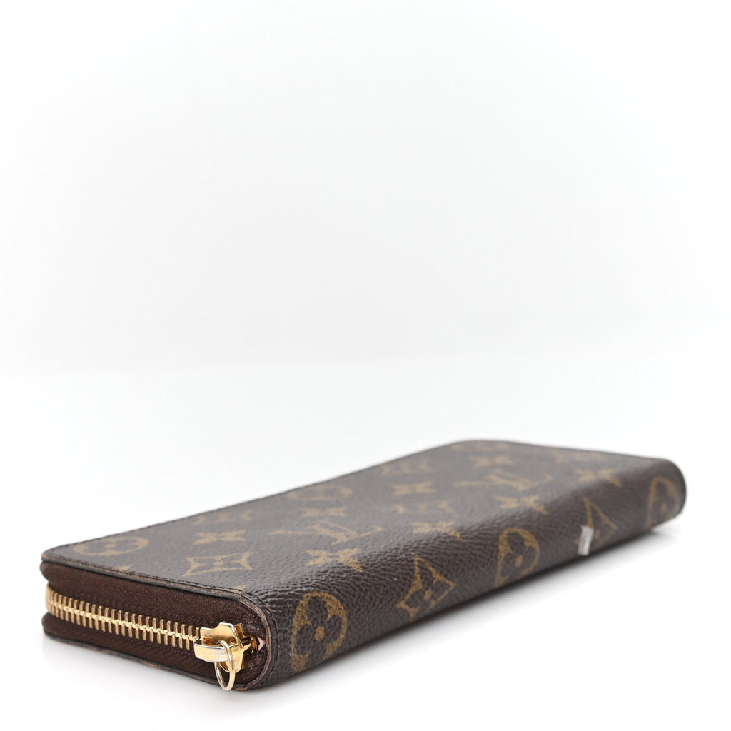 Louis Vuitton Monogram Clemence Wallet Rose Ballerine