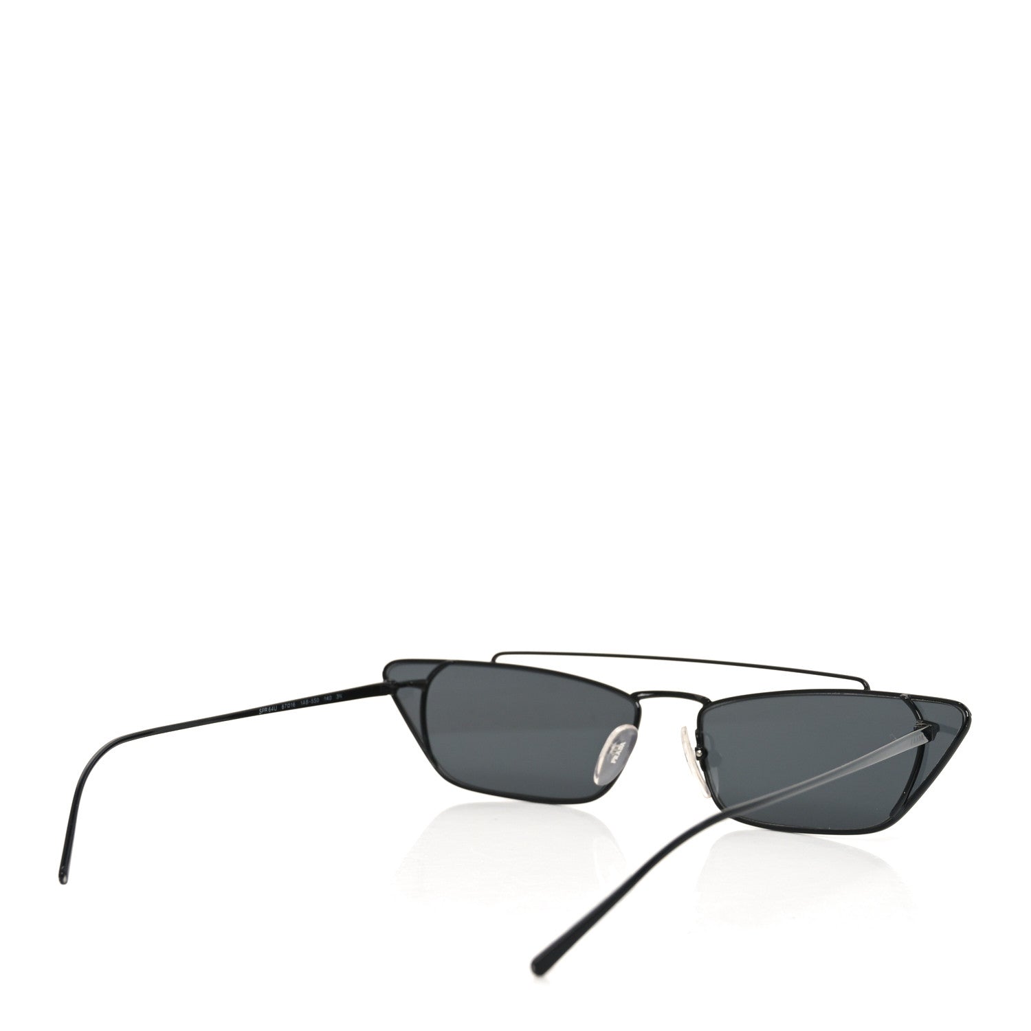 Prada Cat Eye Sunglasses SPR 64U  Black