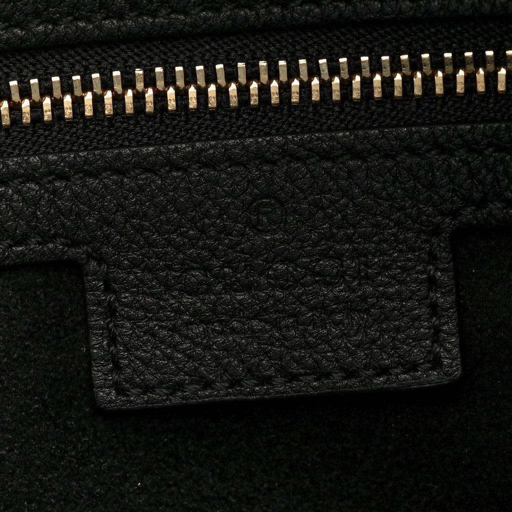 Gucci Calfskin Large Blondie Tote  Black