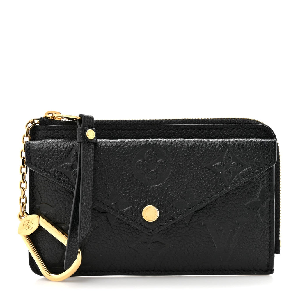 Louis Vuitton Empreinte Recto Verso Card Holder Black