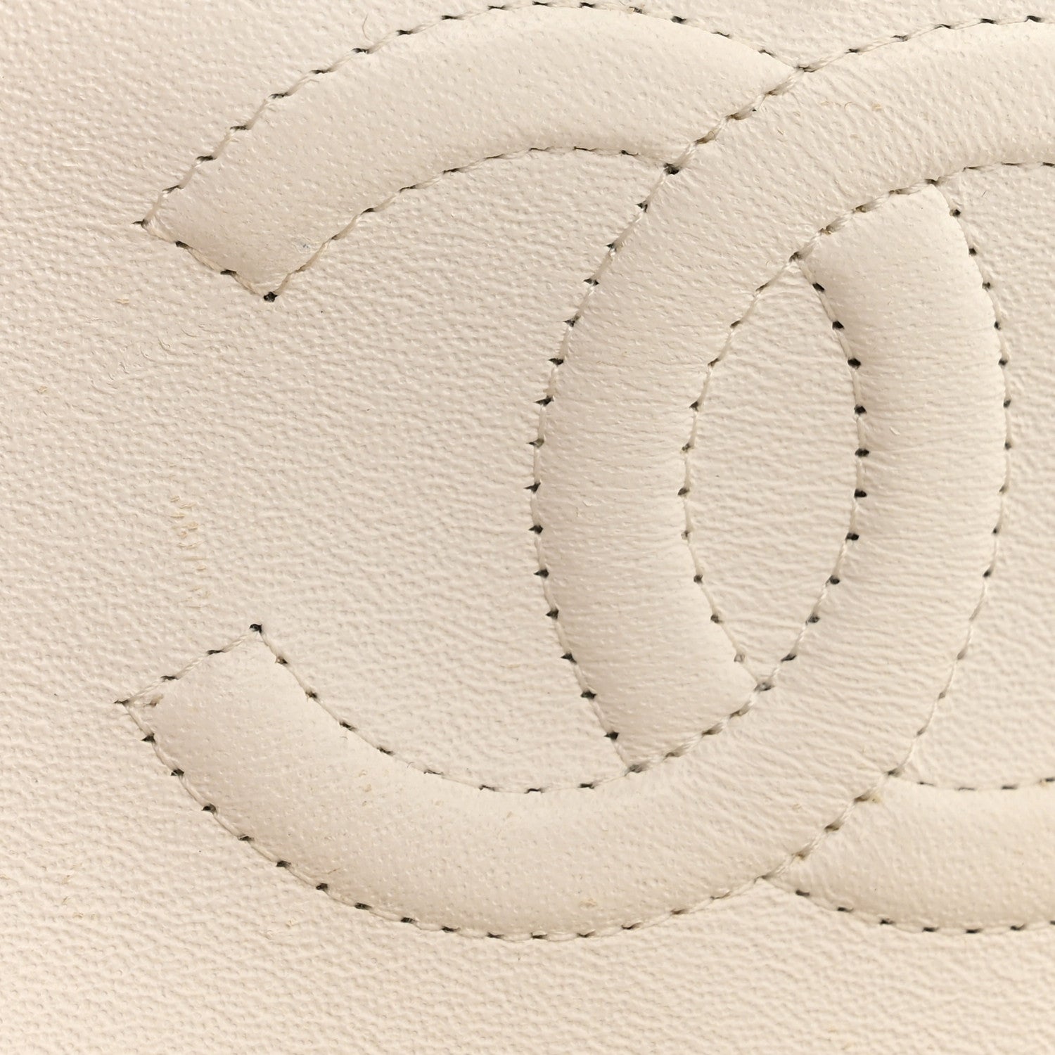Chanel Caviar Quilted Medium Double Flap White