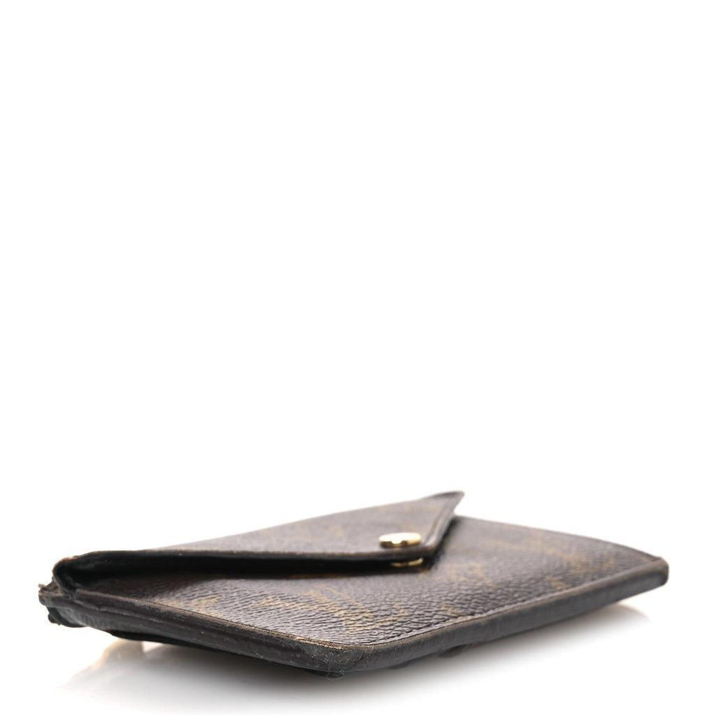 Louis Vuitton Monogram Recto Verso Card Holder Black