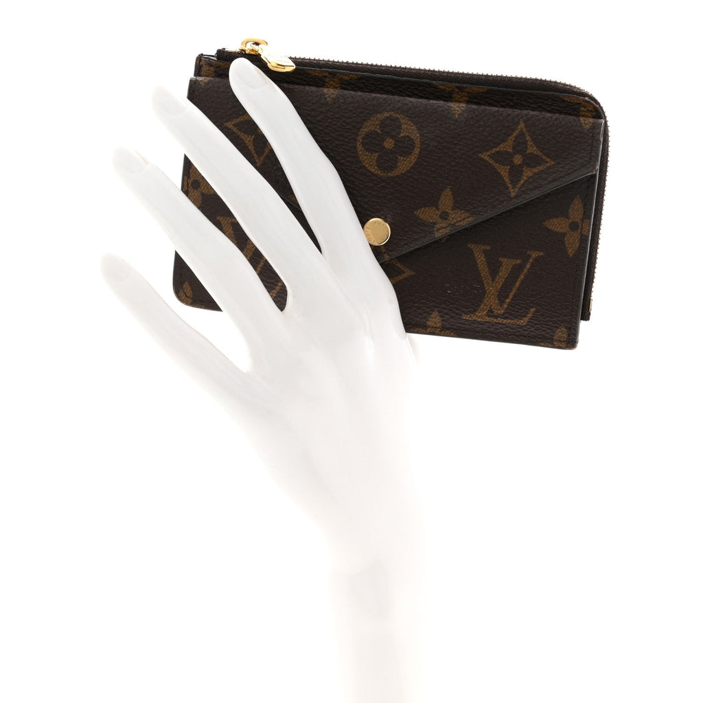 Louis Vuitton Monogram Recto Verso Card Holder Black