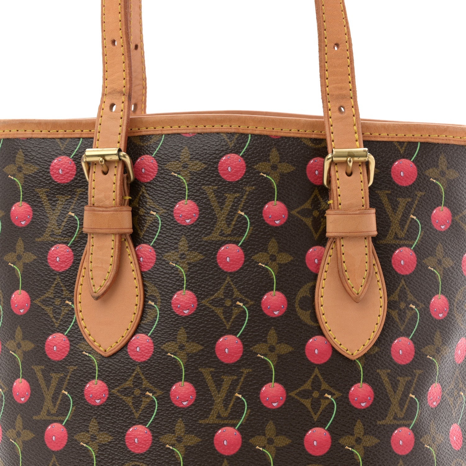 Louis Vuitton Monogram Cerises Bucket Bag