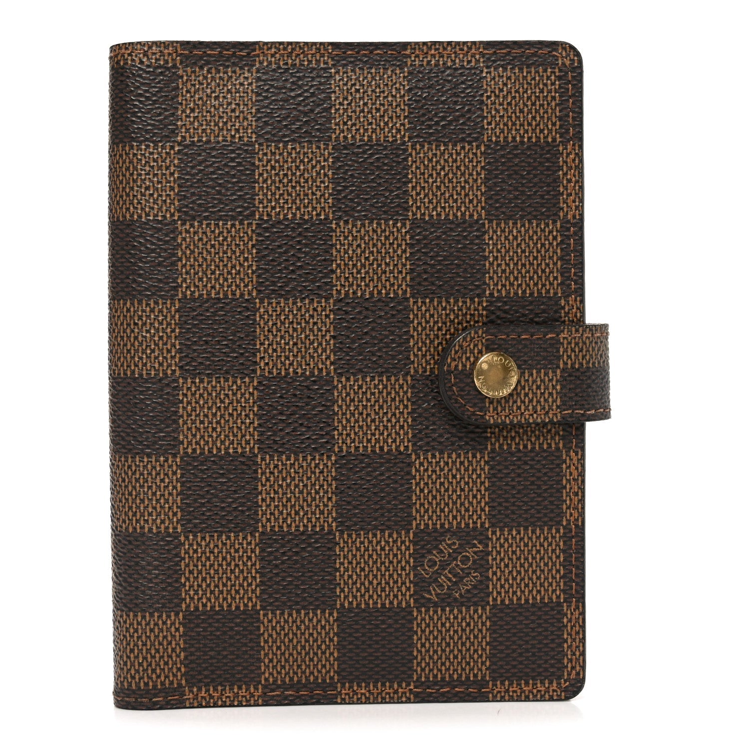 Louis Vuitton Damier Ebene Small Ring Agenda Cover