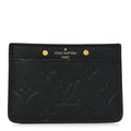 Louis Vuitton Empreinte Card Holder Black