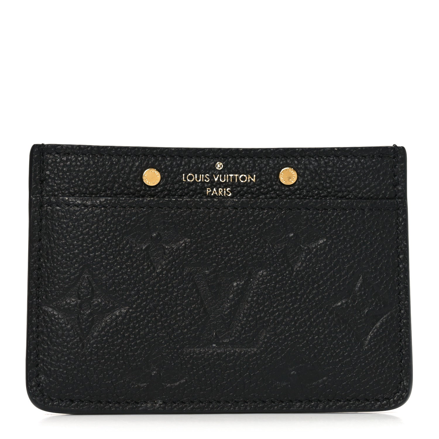 Louis Vuitton Empreinte Card Holder Black