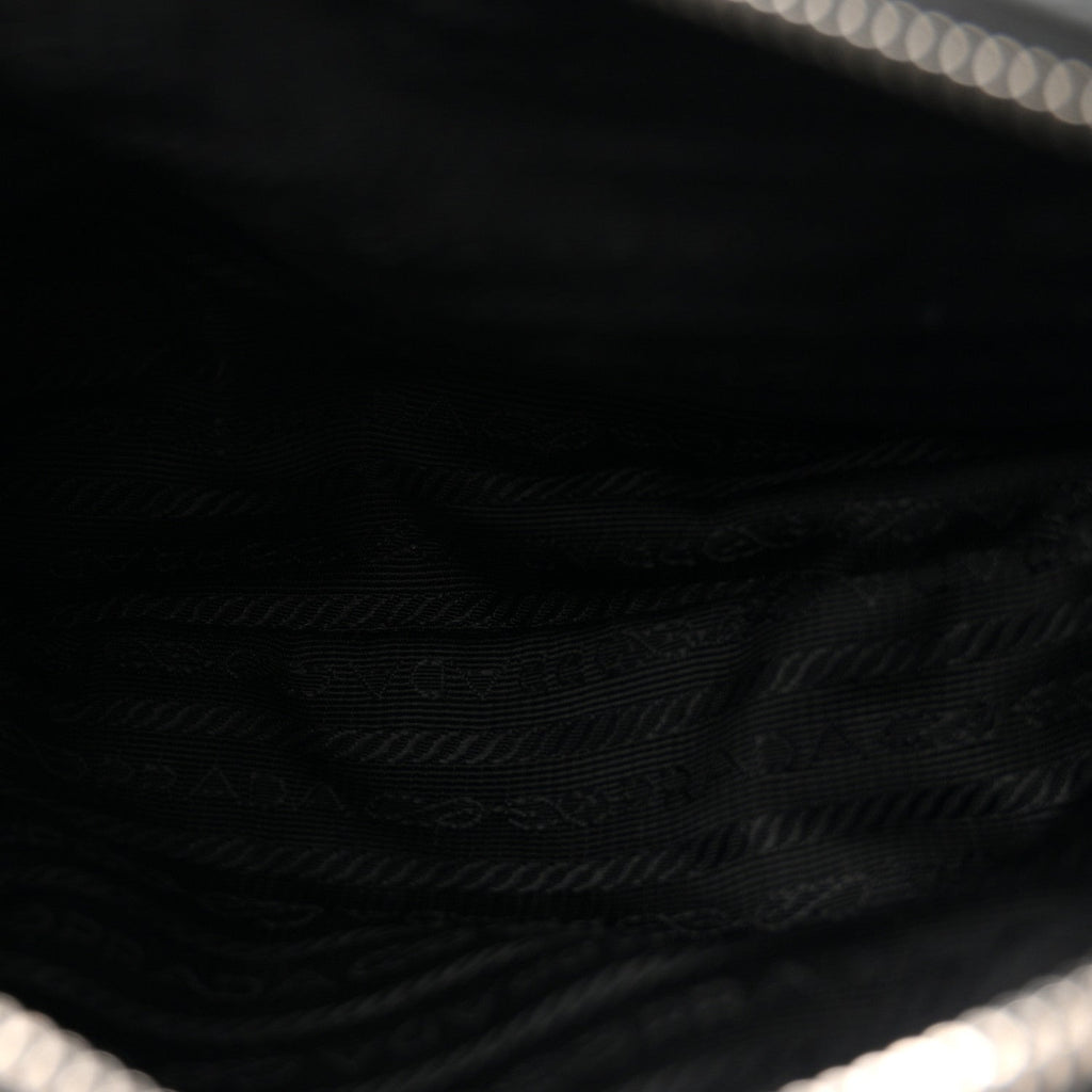 Prada Tessuto Nylon Saffiano Re-Edition 2006 Shoulder Bag Black