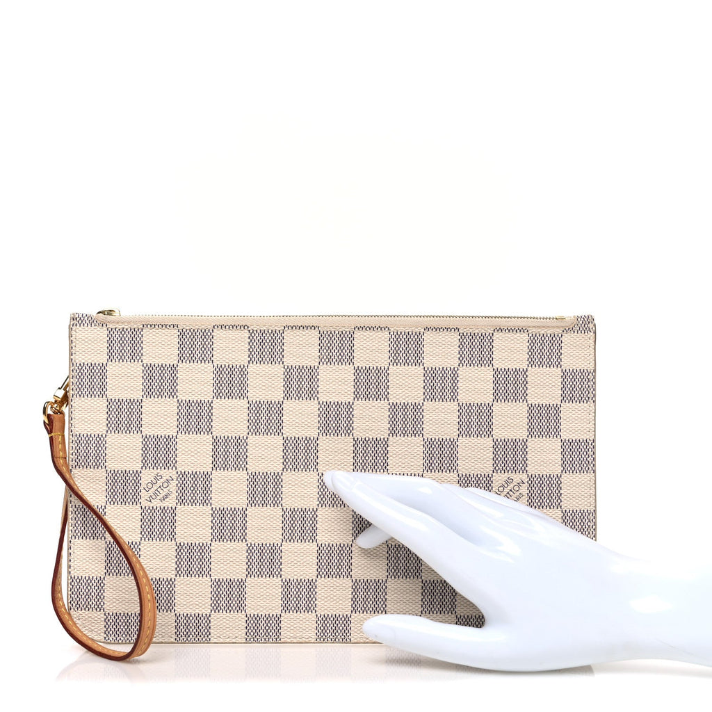 Louis Vuitton Damier Azur Neverfull MM GM Pochette