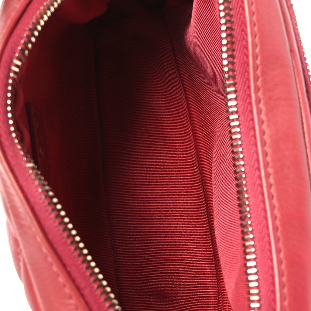 Chanel Calfskin Quilted Day Trips Camera Case Pink