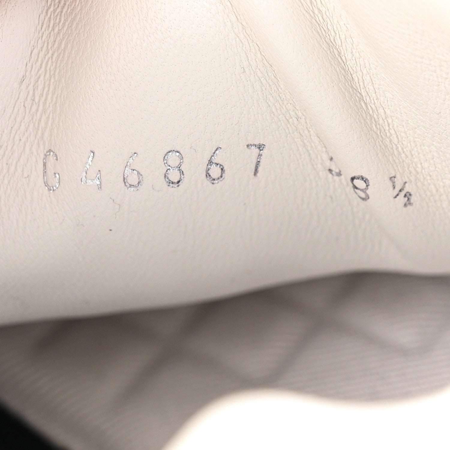 Chanel Suede Calfskin Quilted CC Sneakers 38.5 White Black