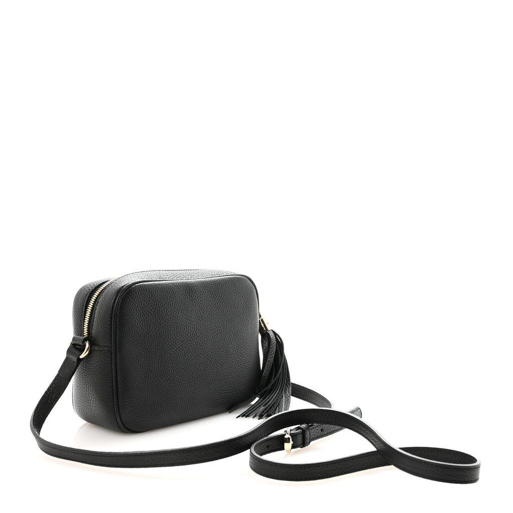 Gucci Pebbled Calfskin Small Soho Disco Bag Black
