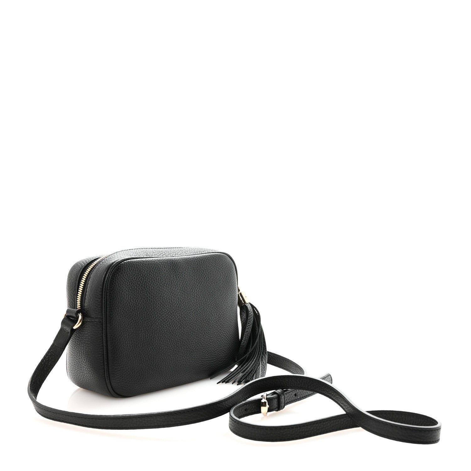Gucci Pebbled Calfskin Small Soho Disco Bag Black