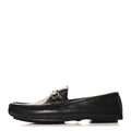 Gucci Calfskin Mens Horsebit Loafers 10 Brown