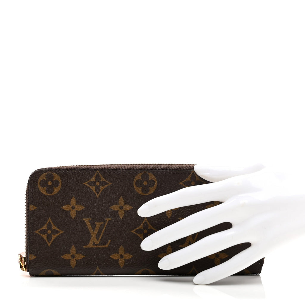 Louis Vuitton Monogram Clemence Wallet Rose Ballerine